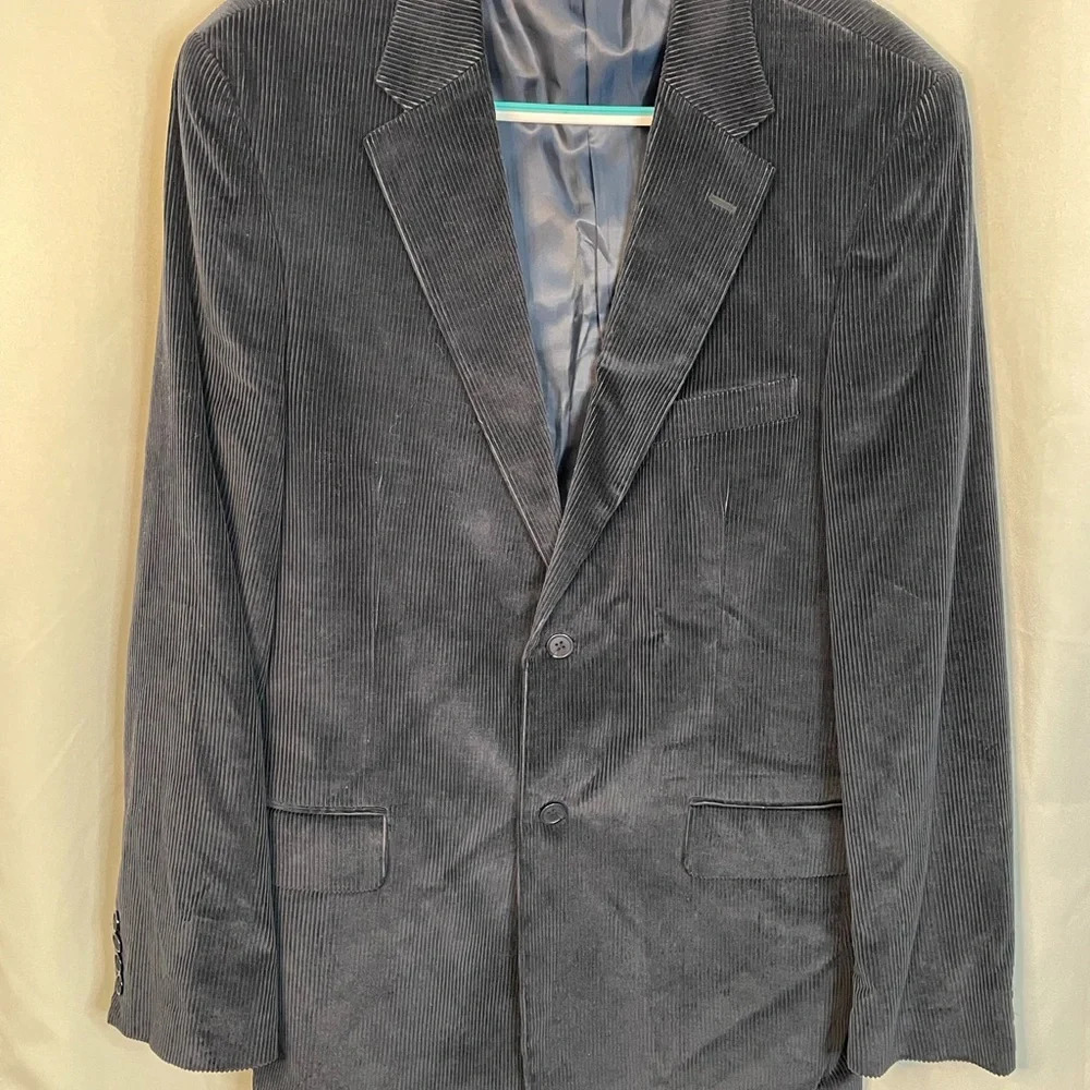 Meeting Street Vintage Double-Button Cotton Corduroy Sport Coat‎